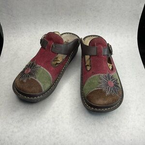 Alegria ALG-917 Women (US 9.5) EU 40 Suede Leather Earth Mule Clog Shoes